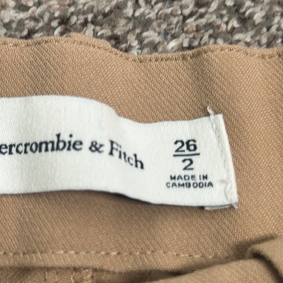 Abercrombie and fitch tan camel pants size 2/26 - Picture 3 of 12